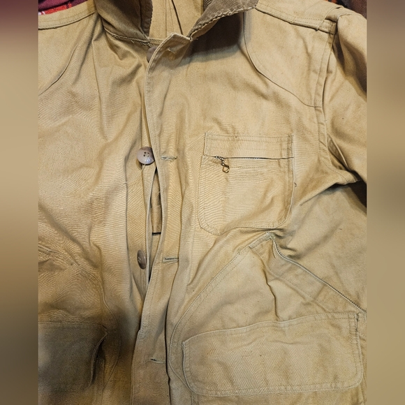 Vintage Water Foul Pheasant hunting jacket with game storage - Picture 2 of 11